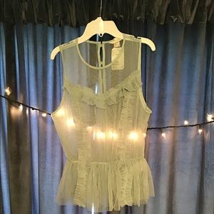 NWT H&M Sheer Top